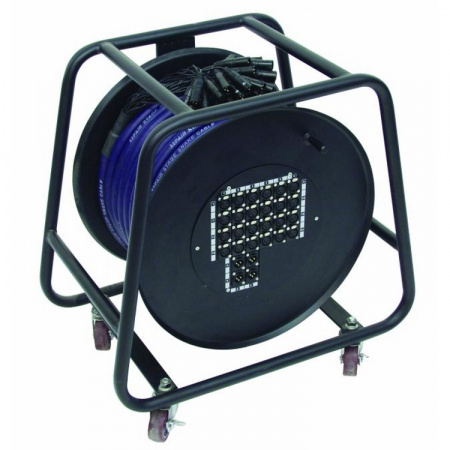 Omnitronic Stage Reel (16x XLR in / 4x XLR out, 30m)
