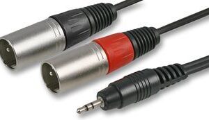 3.5 to Stereo Male XLR