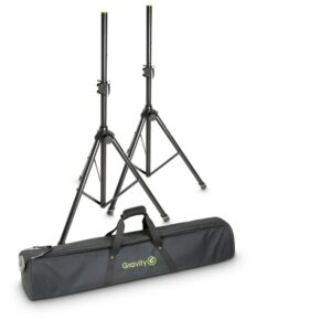 Gravity Speaker Stand with Bag & Scrims (Black & White) (SINGLE STAND)