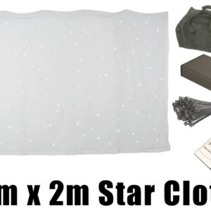 QTX 3x2 White Starcloth