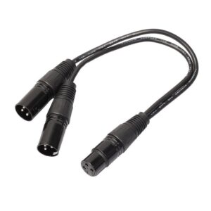 XLR Splitter Cable (Female to x2 Male)